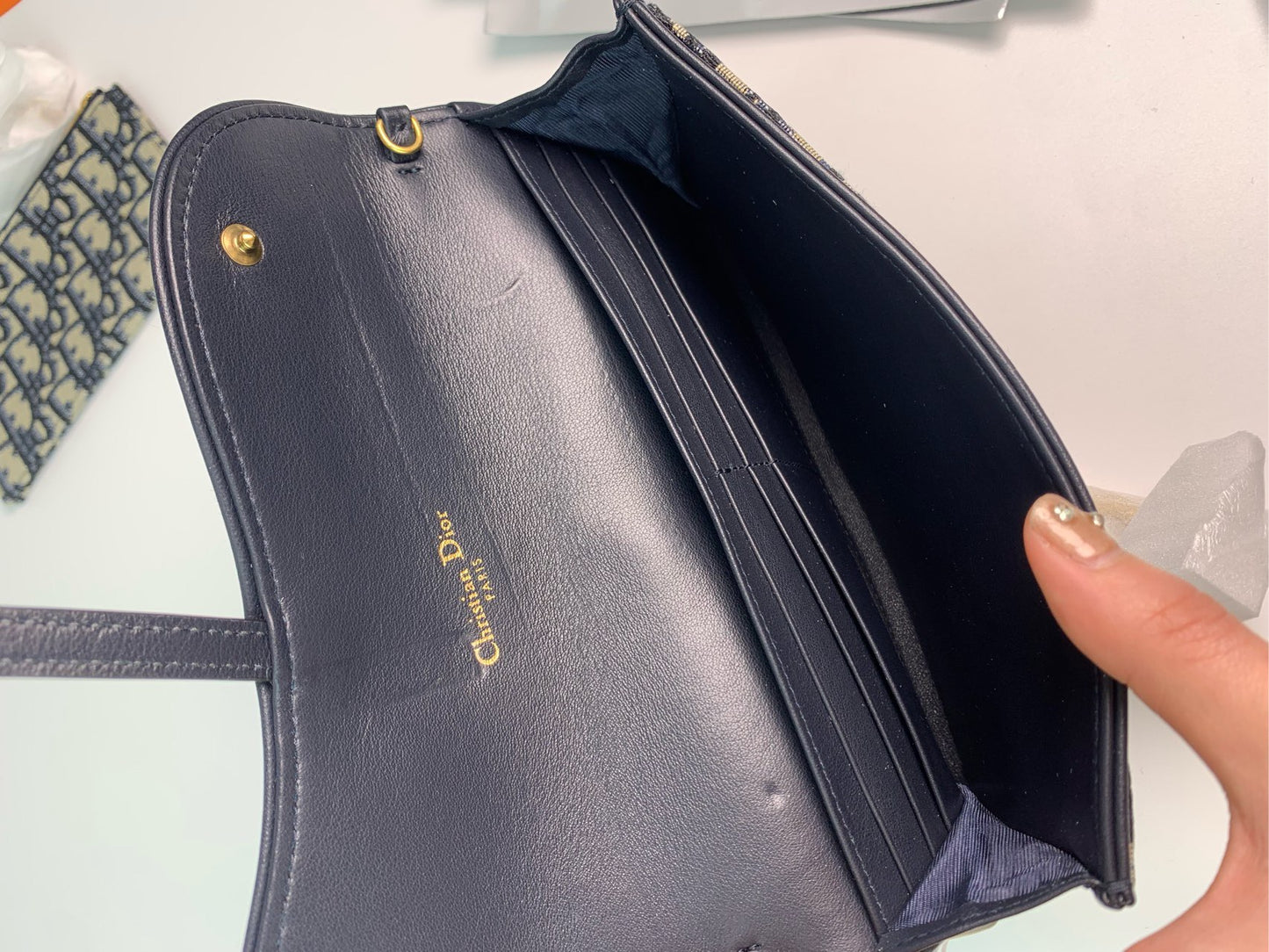 Dior - Saddle - Cloth - Blue - (mini)