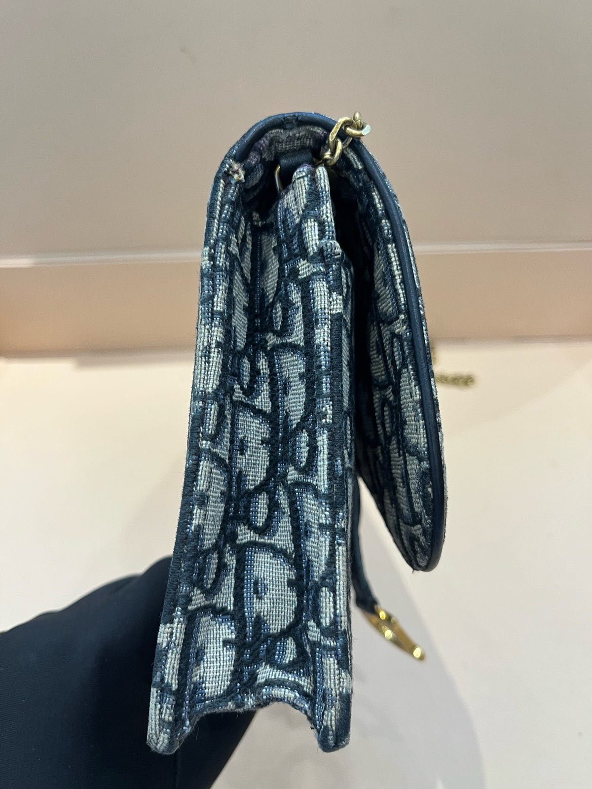 Dior - Saddle - Cloth - Blue - (mini)