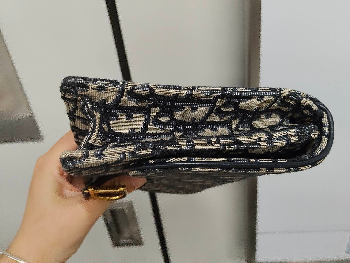 Dior - Saddle - Cloth - Blue - (mini)