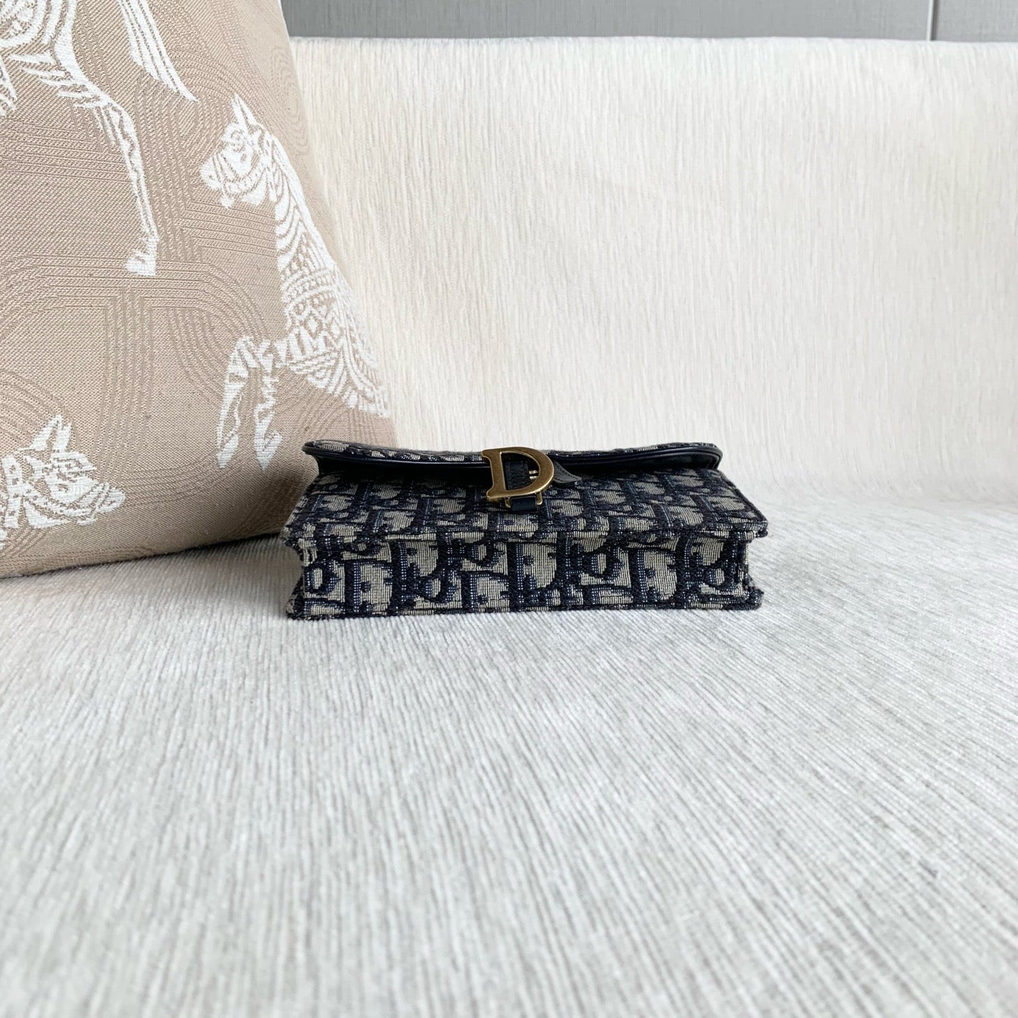 Dior - Saddle - Cloth - Blue - (mini)