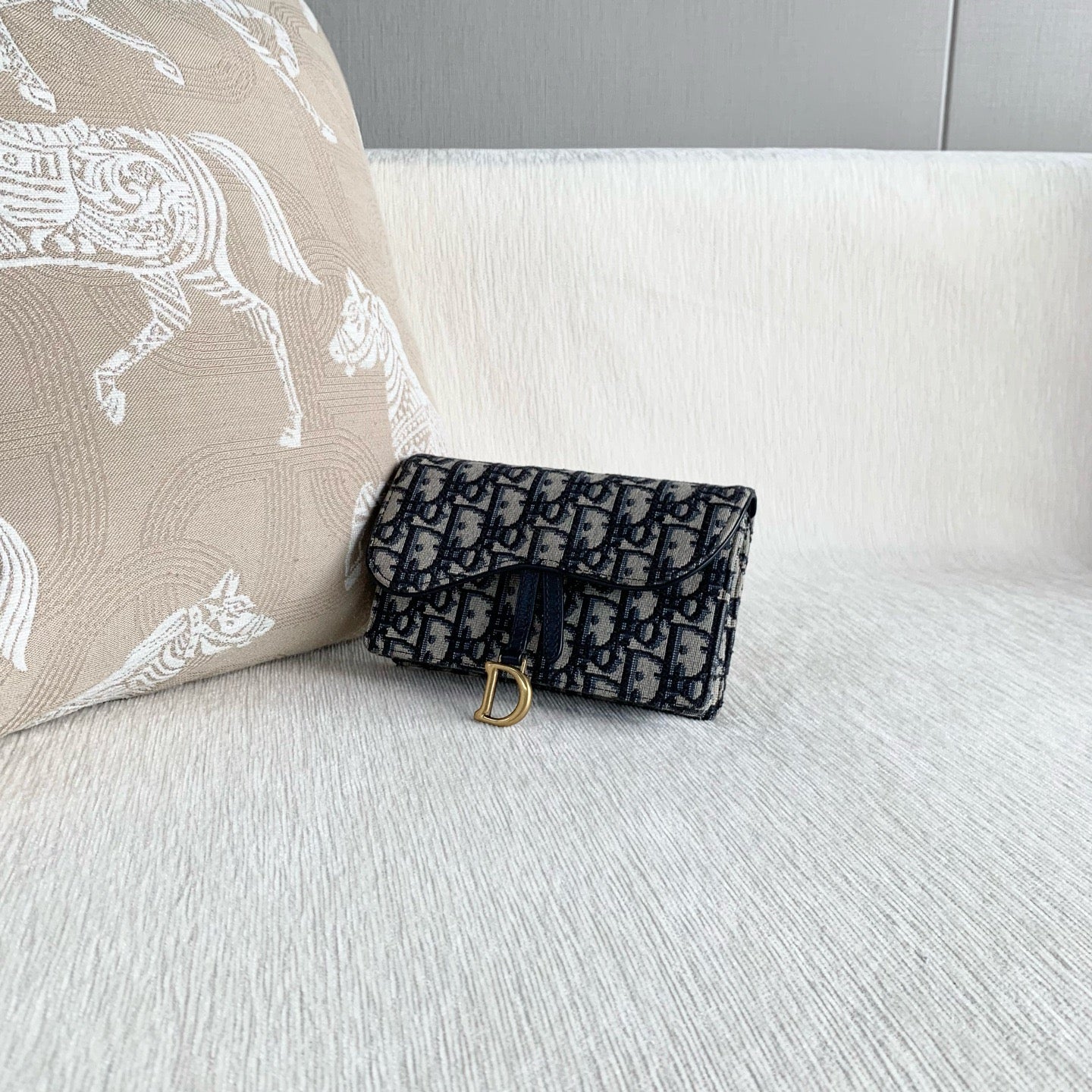 Dior - Saddle - Cloth - Blue - (mini)