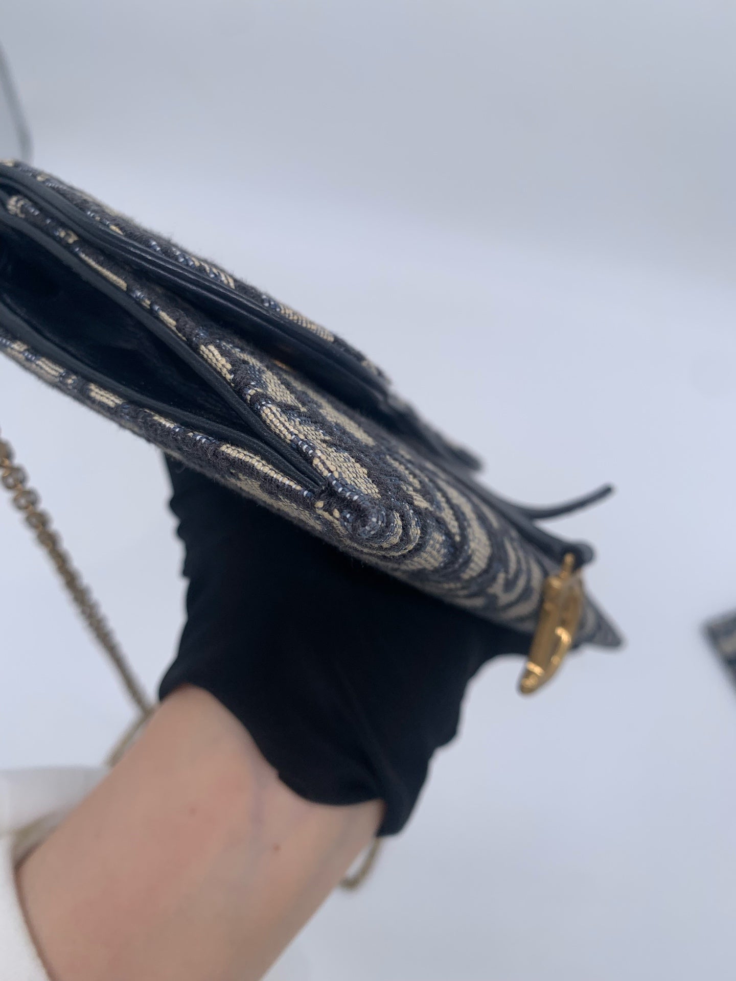 Dior - Saddle - Cloth - Blue - (mini)