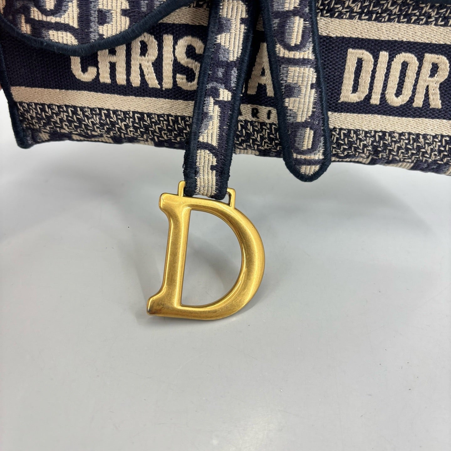 Dior - Saddle - Cloth - Blue - (mini)