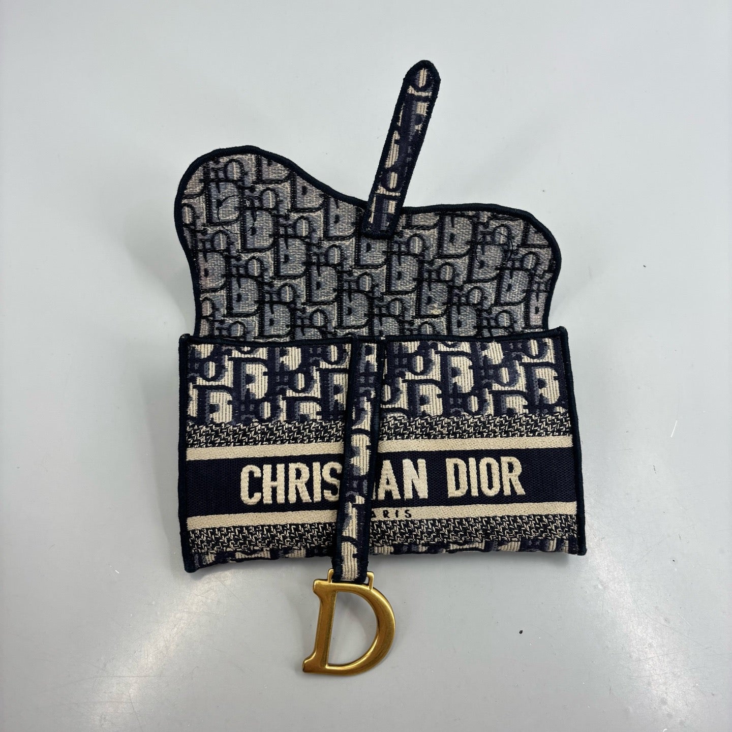 Dior - Saddle - Cloth - Blue - (mini)