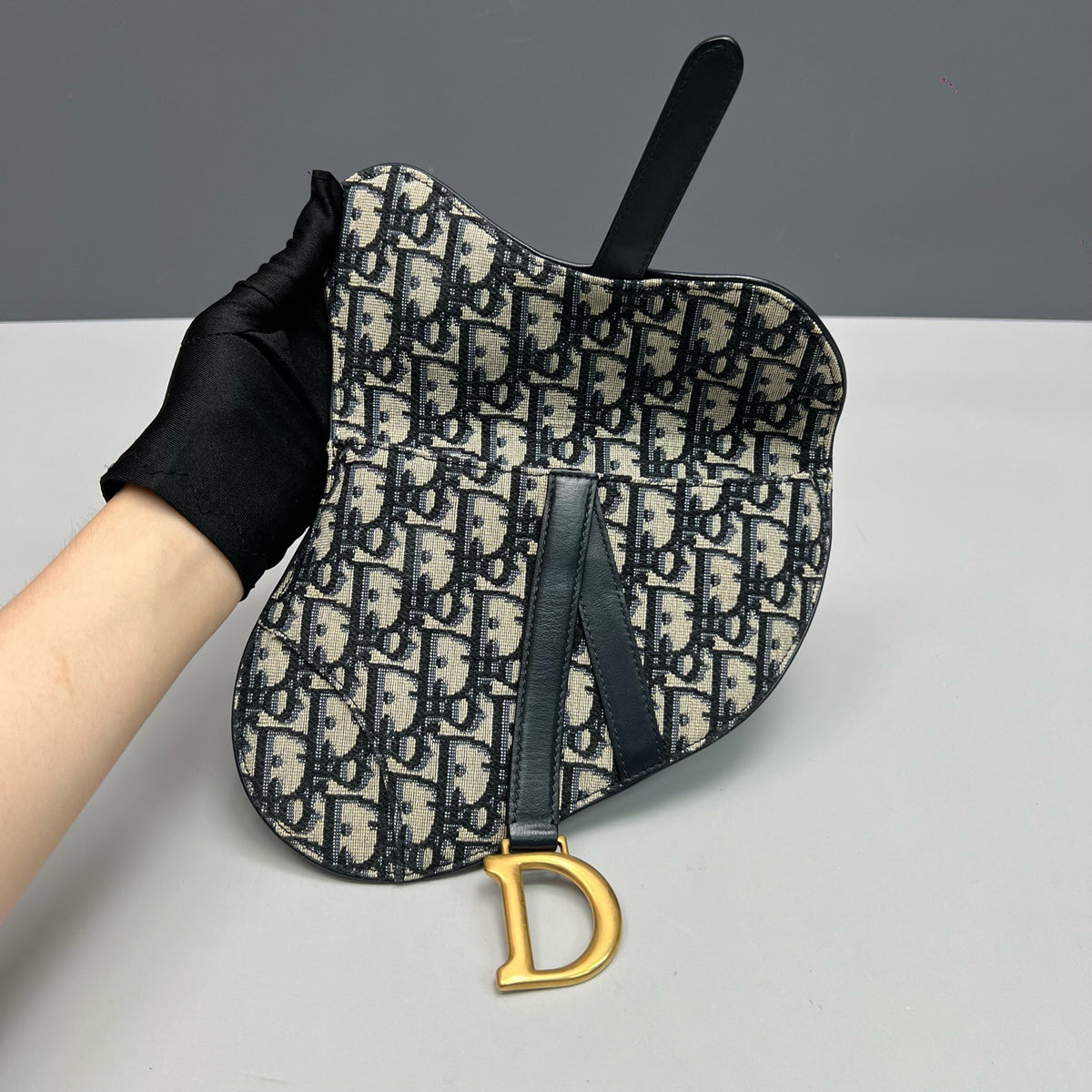 Dior - Saddle - Cloth - Blue - (mini)