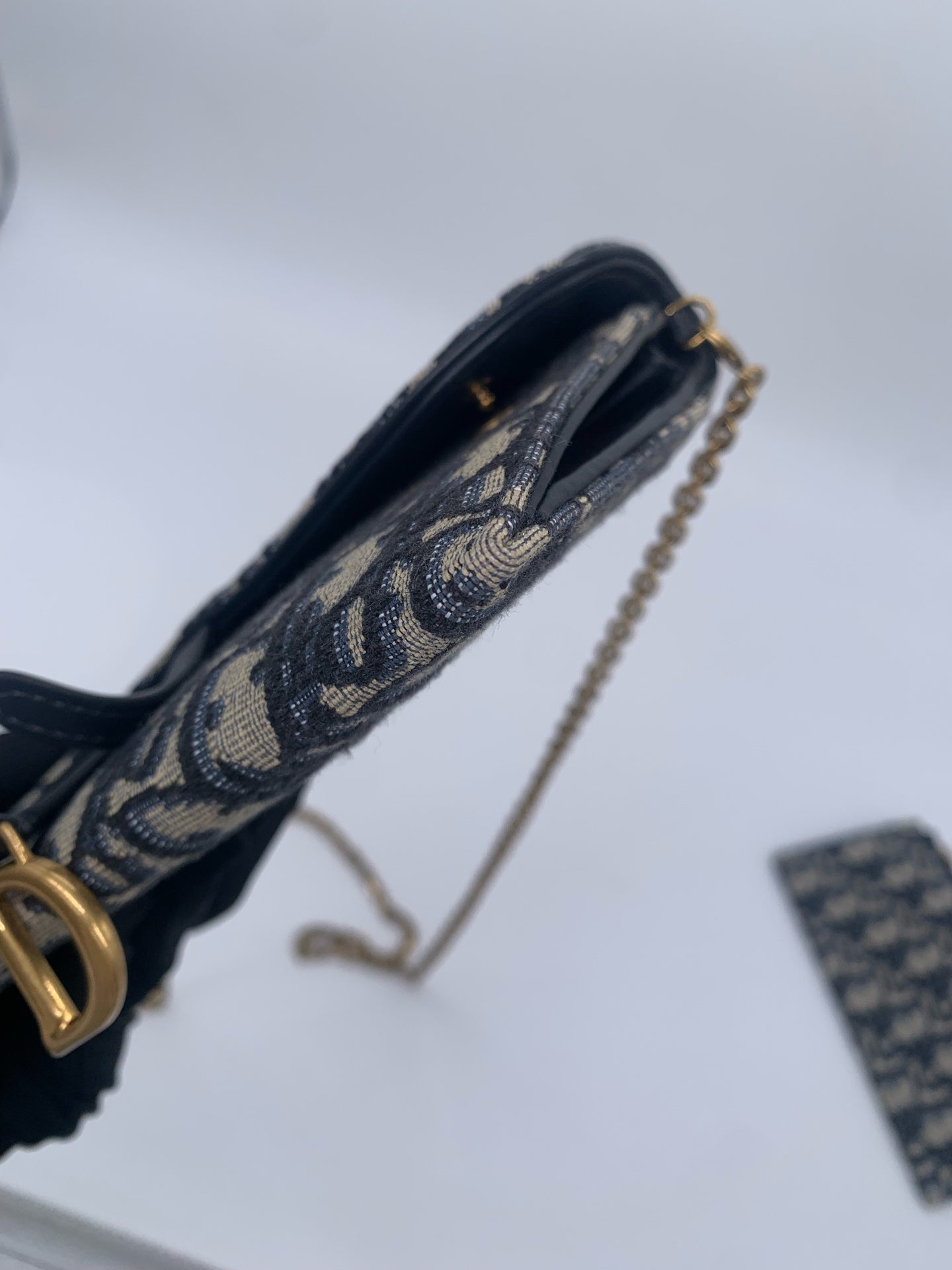 Dior - Saddle - Cloth - Blue - (mini)