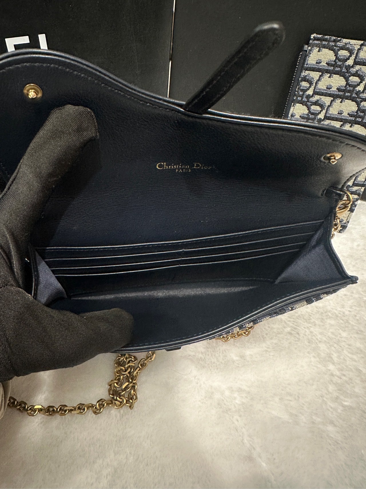 Dior - Saddle - Cloth - Blue - (mini)