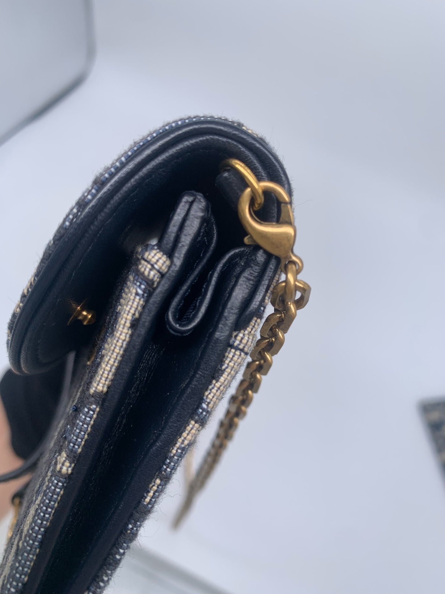 Dior - Saddle - Cloth - Blue - (mini)