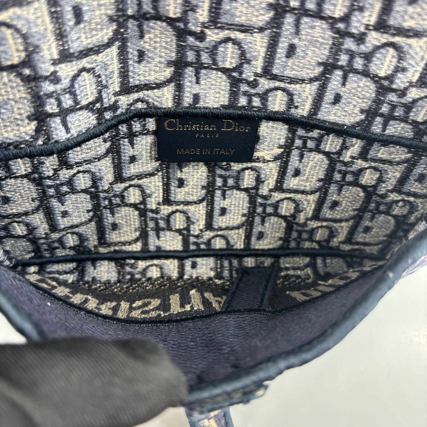 Dior - Saddle - Cloth - Blue - (mini)