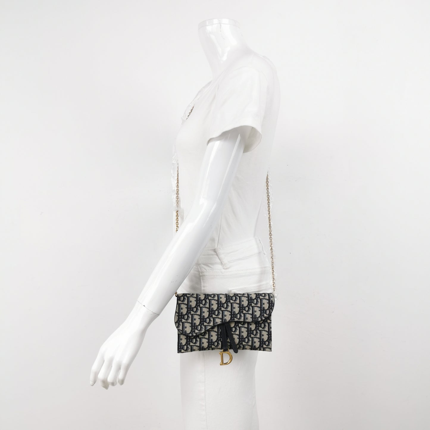 Dior - Saddle - Cloth - Blue - (mini)