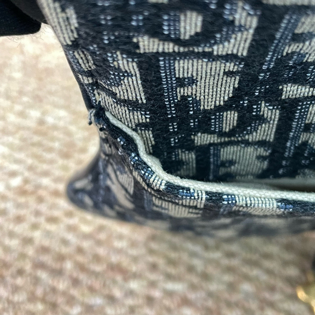 Dior - Saddle - Cloth - Blue - (mini)