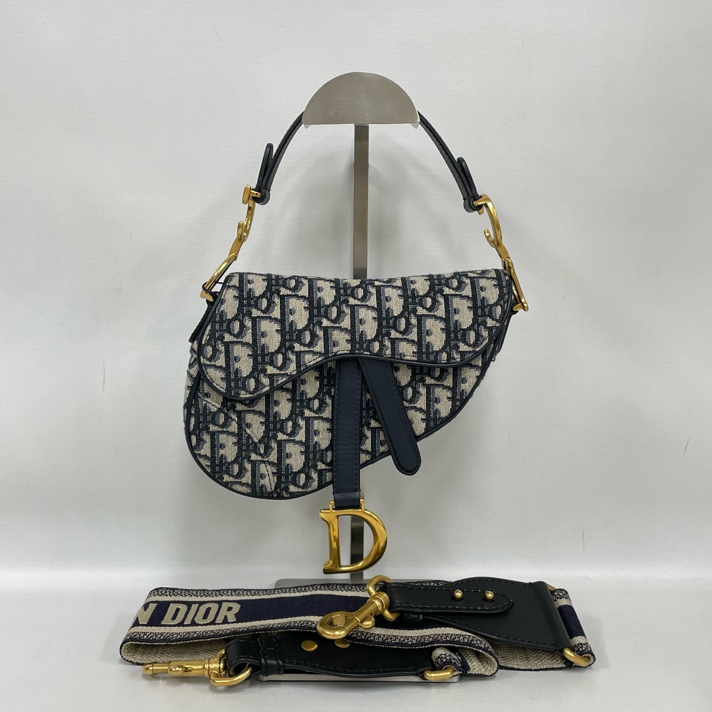 Dior - Saddle - Cloth - Blue - (small)