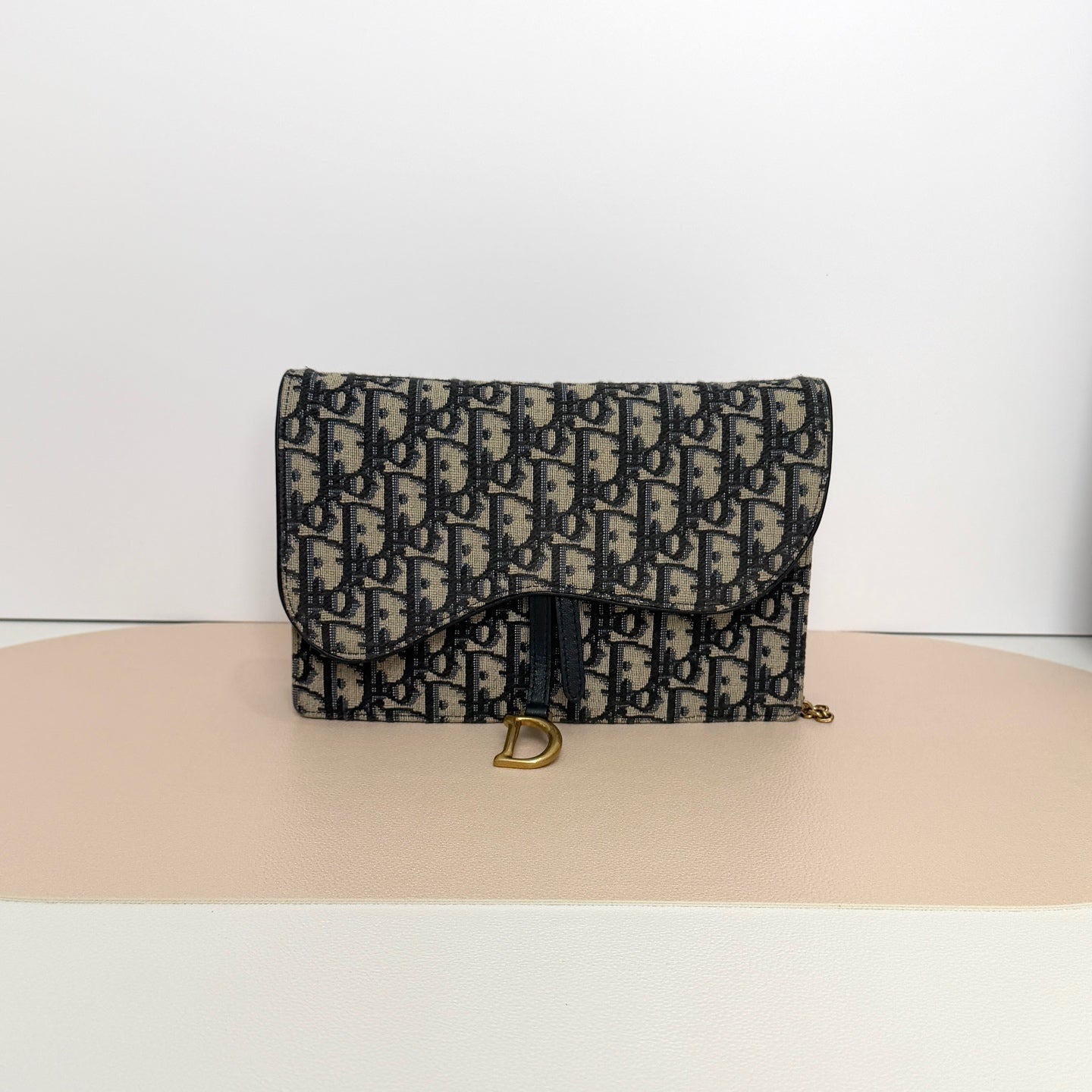 Dior - Saddle - Cloth - Blue - (small)