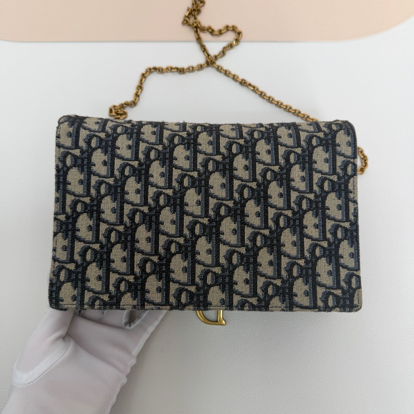 Dior - Saddle - Cloth - Blue - (small)