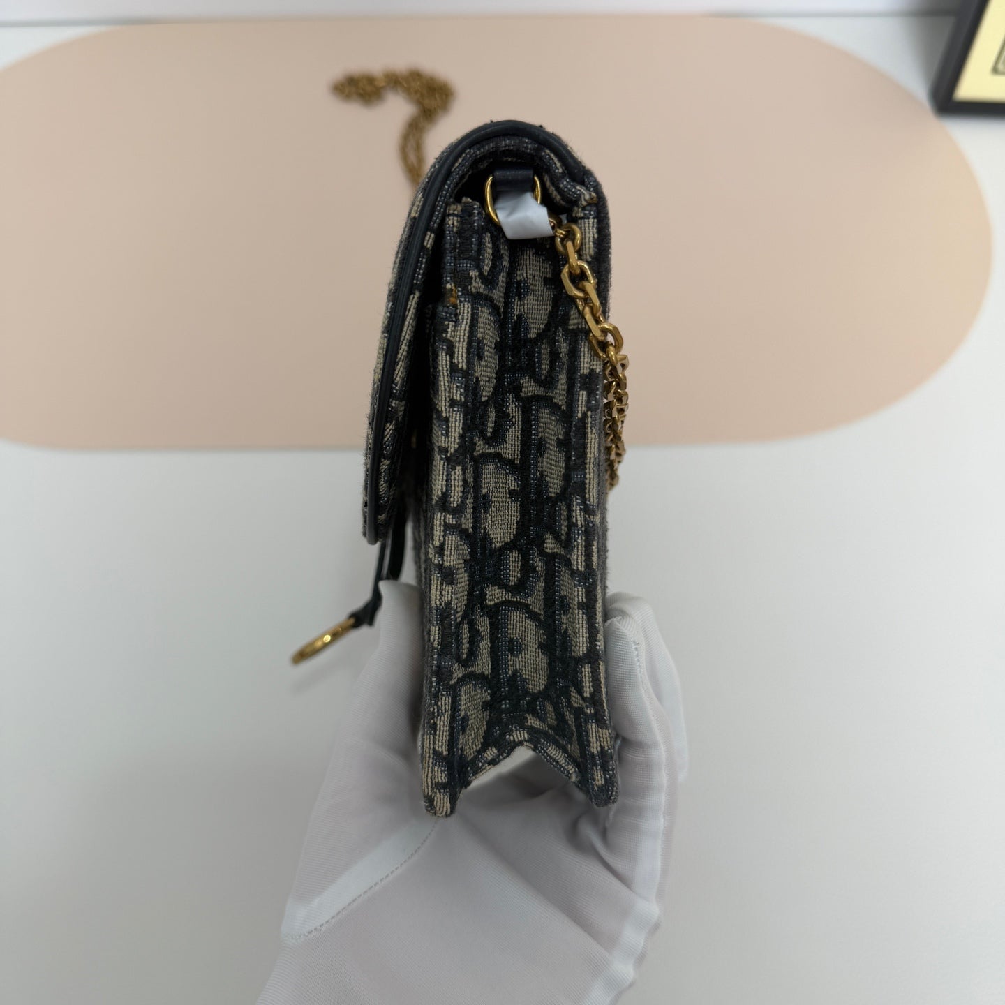 Dior - Saddle - Cloth - Blue - (small)