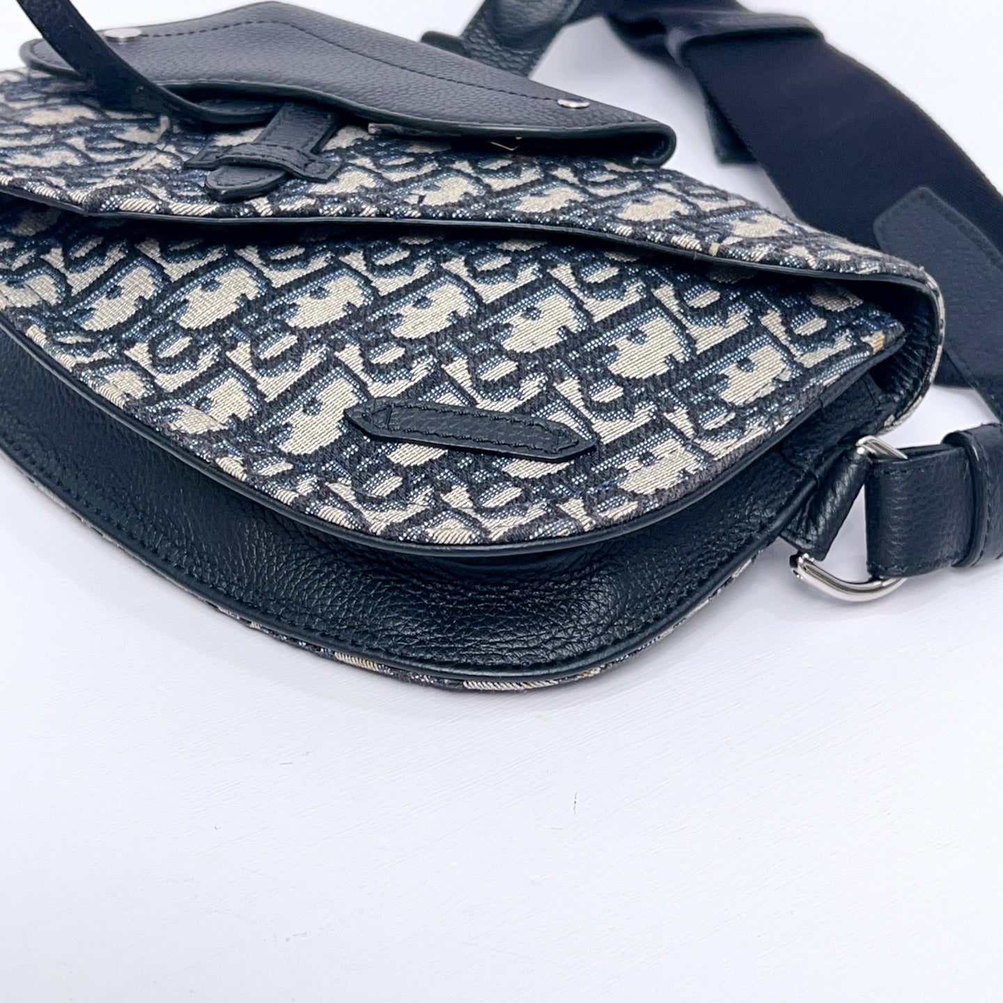 Dior - Saddle - Cloth - Blue - (small)