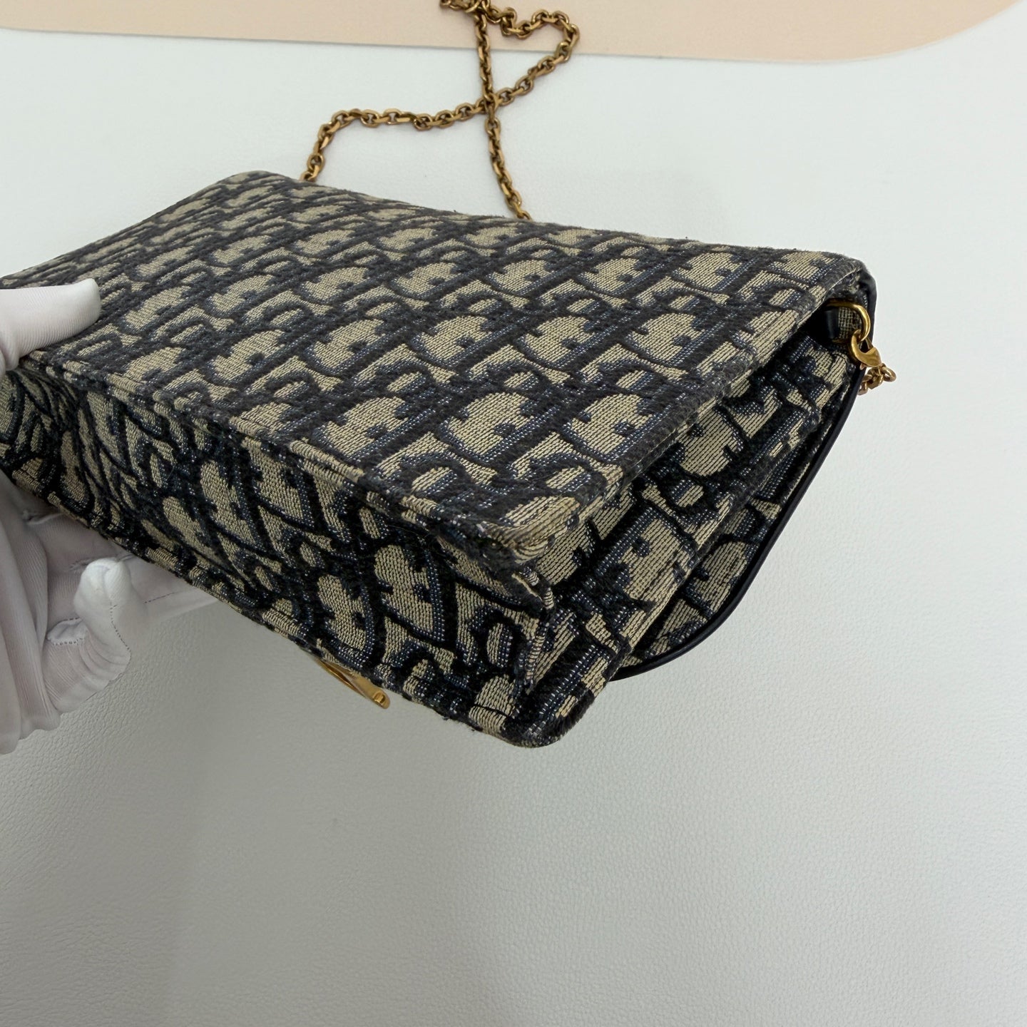 Dior - Saddle - Cloth - Blue - (small)