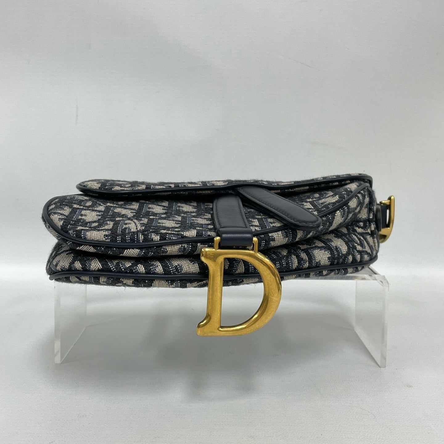 Dior - Saddle - Cloth - Blue - (small)