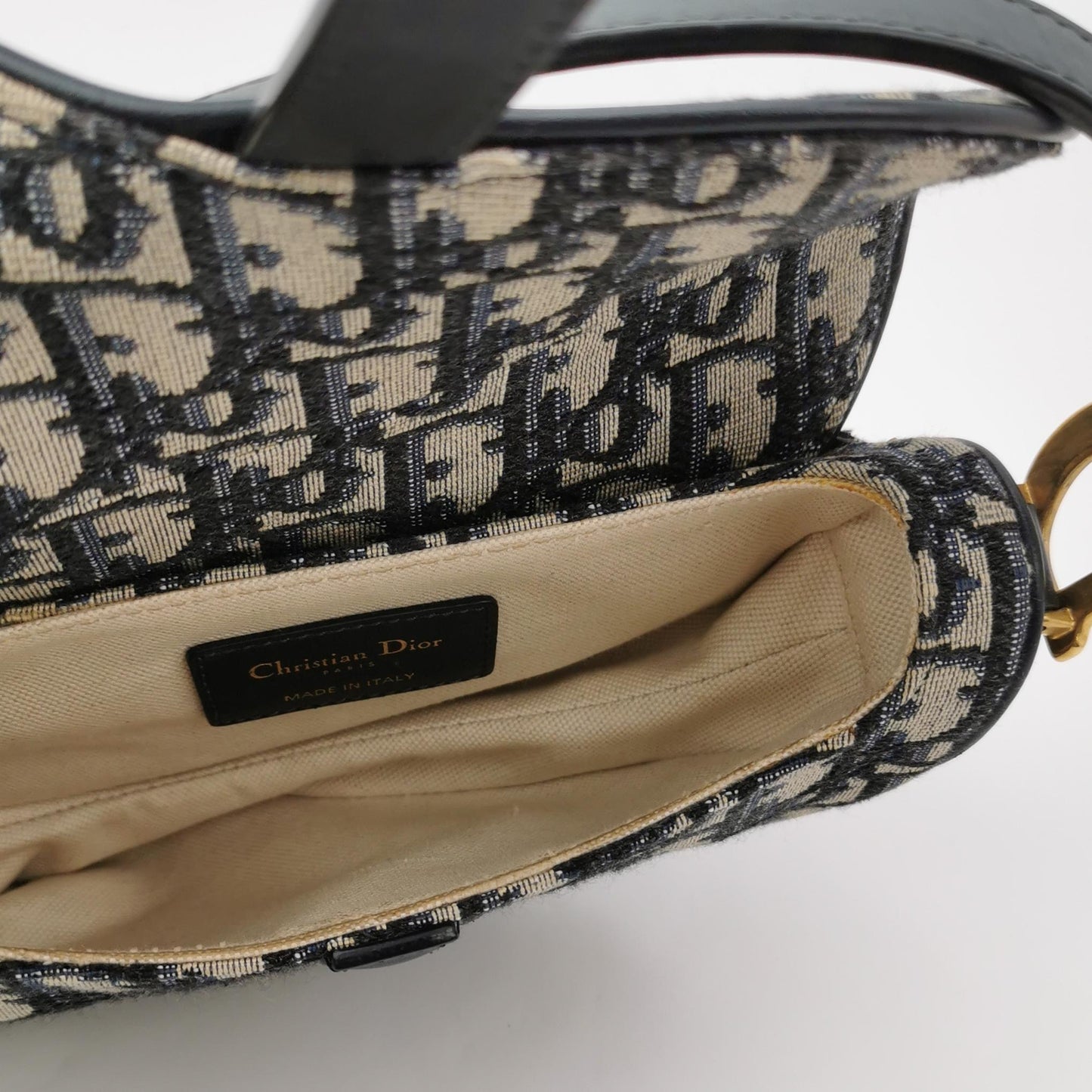 Dior - Saddle - Cloth - Blue - (small)