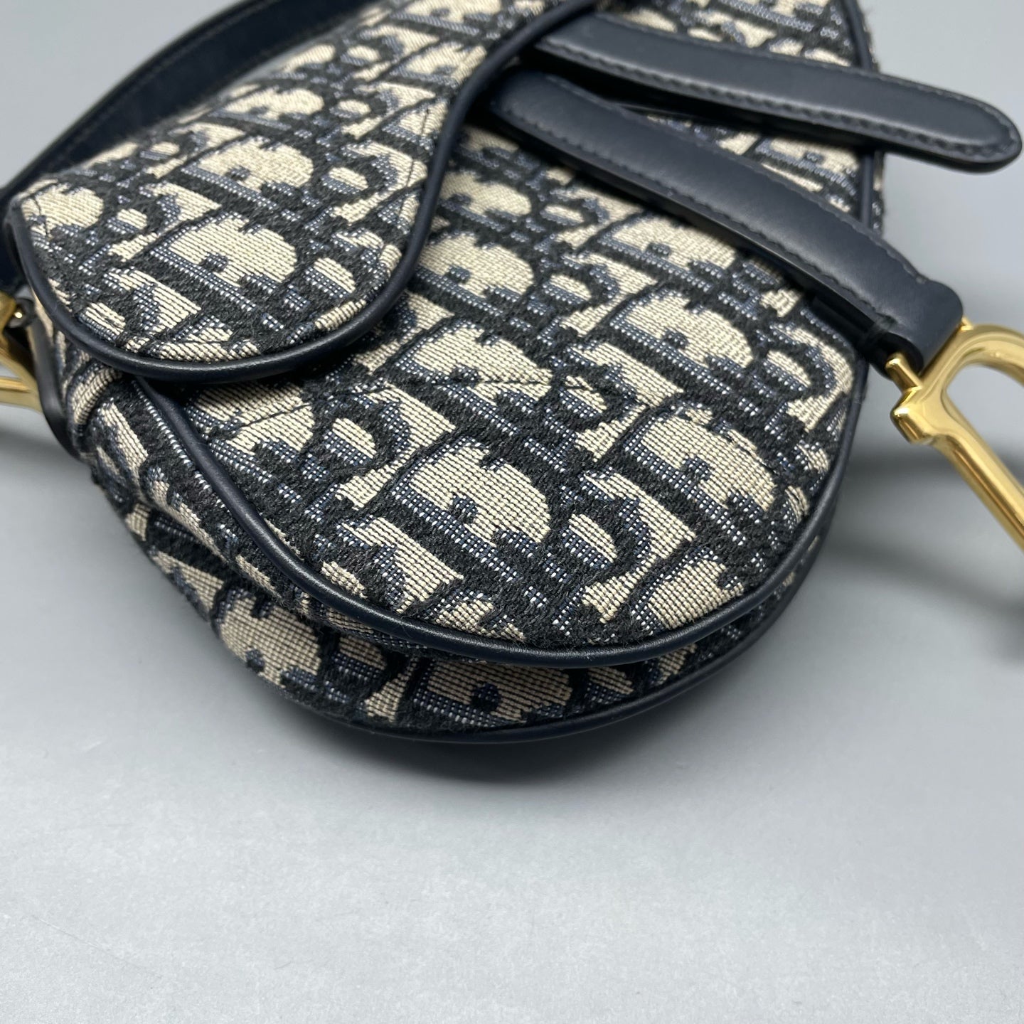 Dior - Saddle - Cloth - Blue - (small)