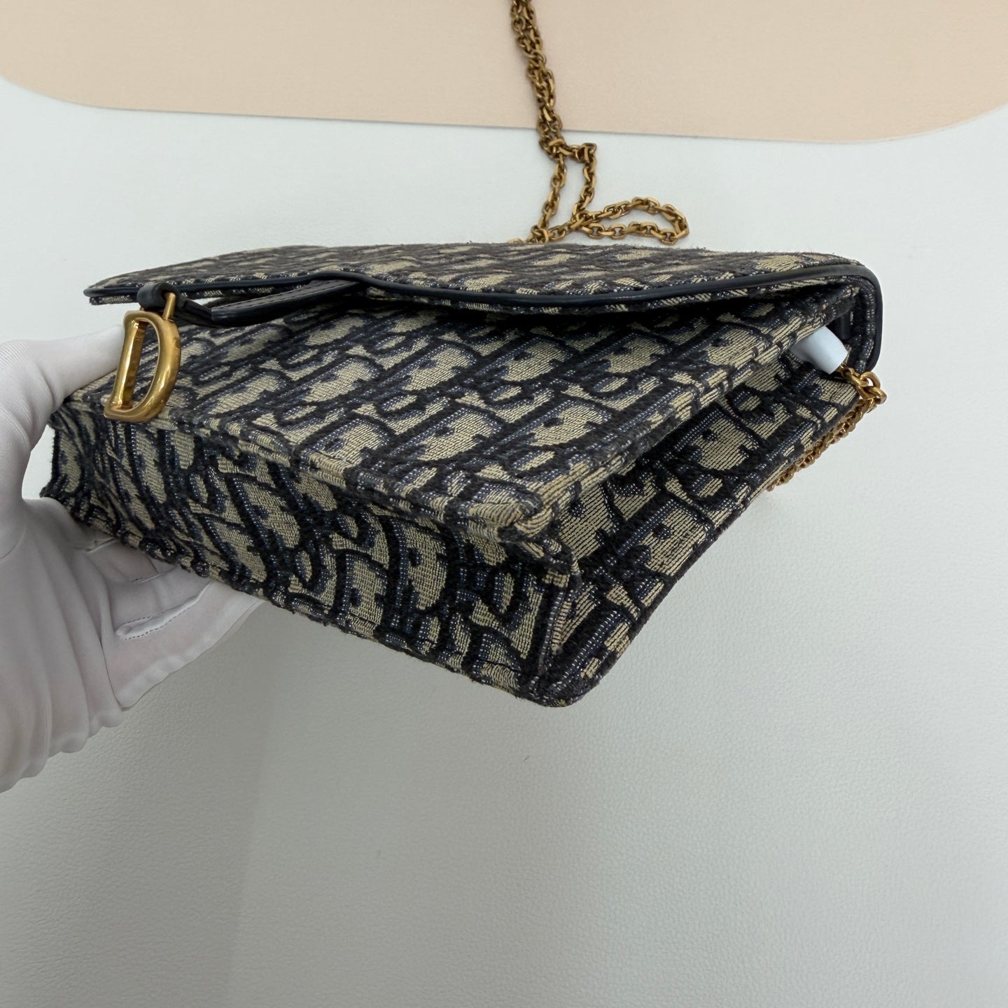 Dior - Saddle - Cloth - Blue - (small)