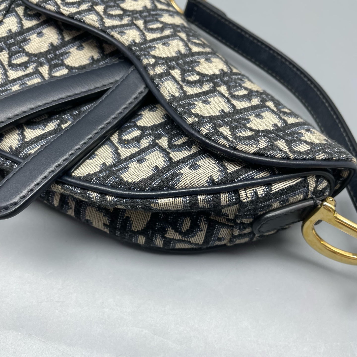 Dior - Saddle - Cloth - Blue - (small)