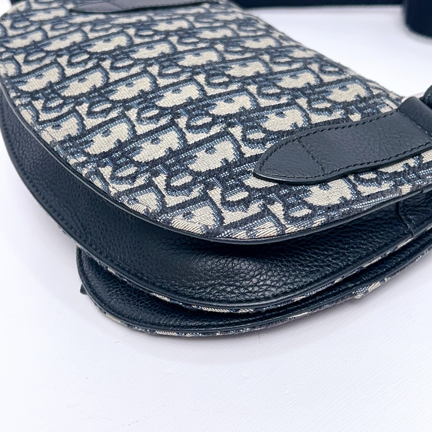 Dior - Saddle - Cloth - Blue - (small)