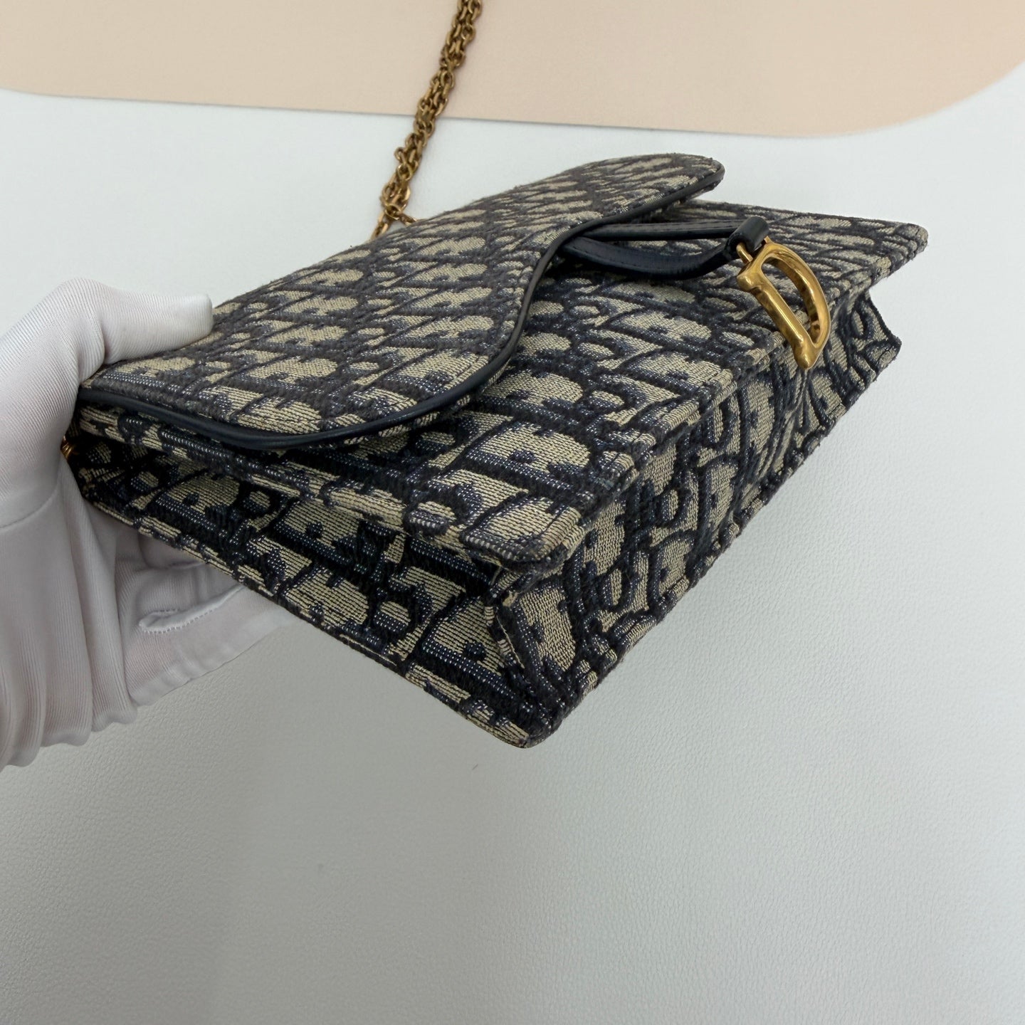 Dior - Saddle - Cloth - Blue - (small)