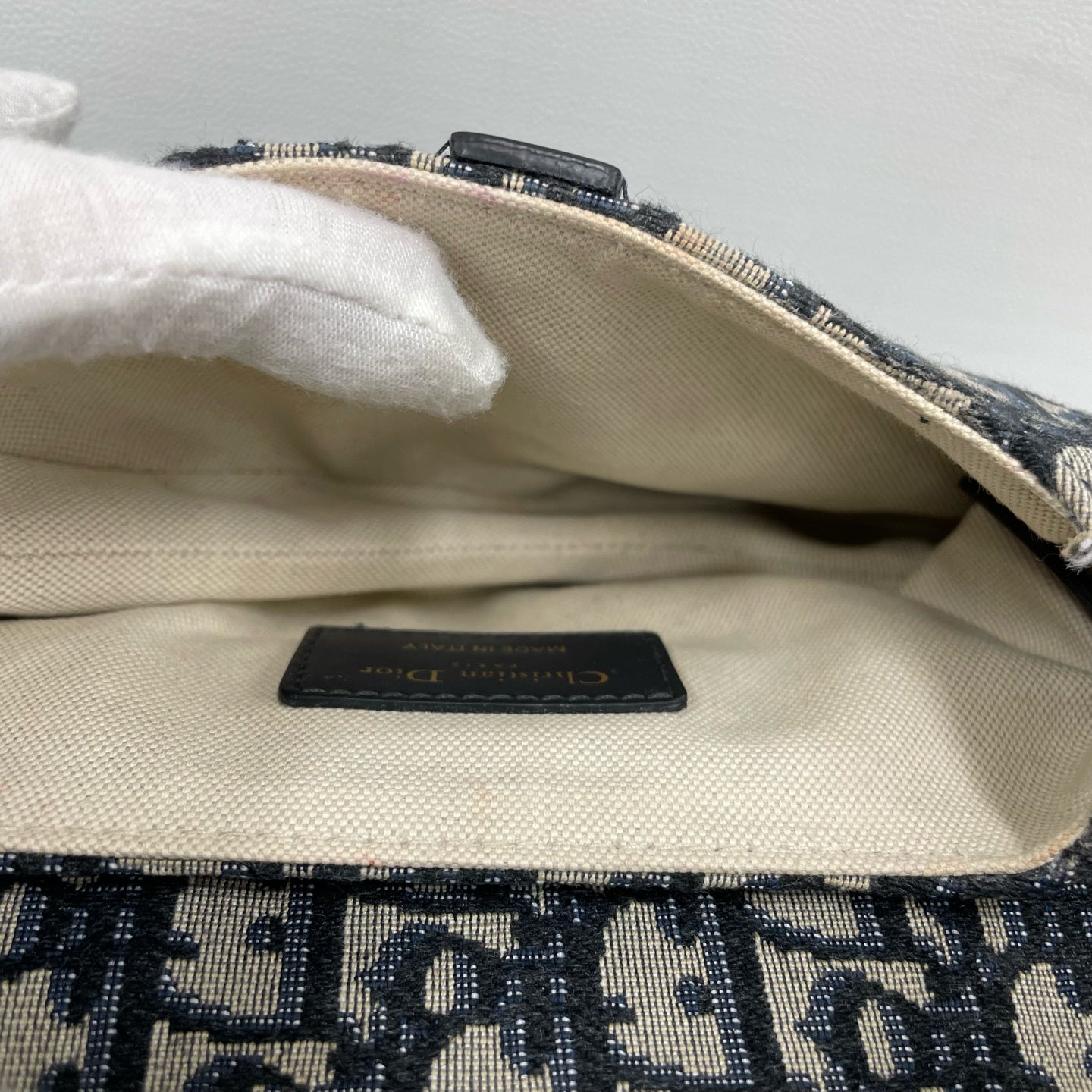 Dior - Saddle - Cloth - Blue - (small)