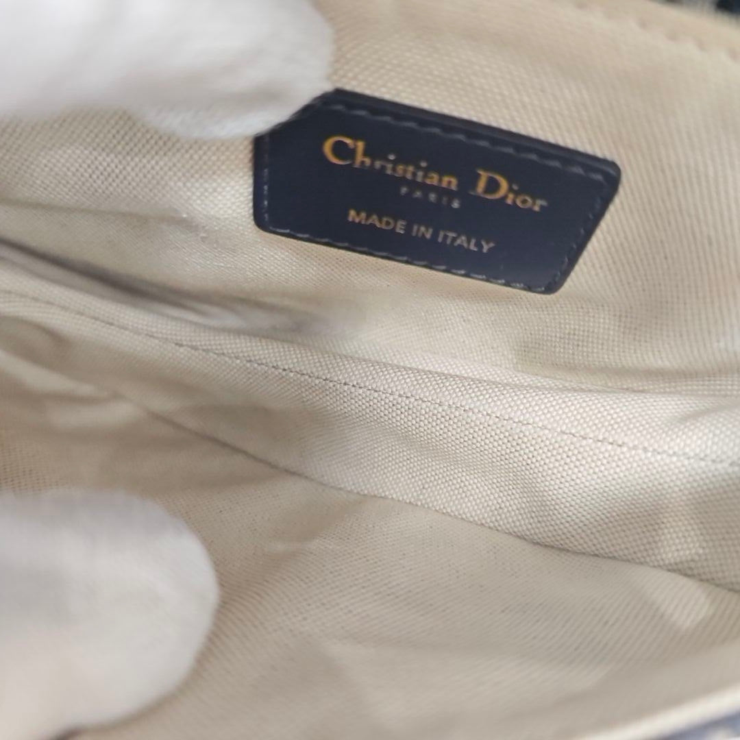 Dior - Saddle - Cloth - Blue - (small)