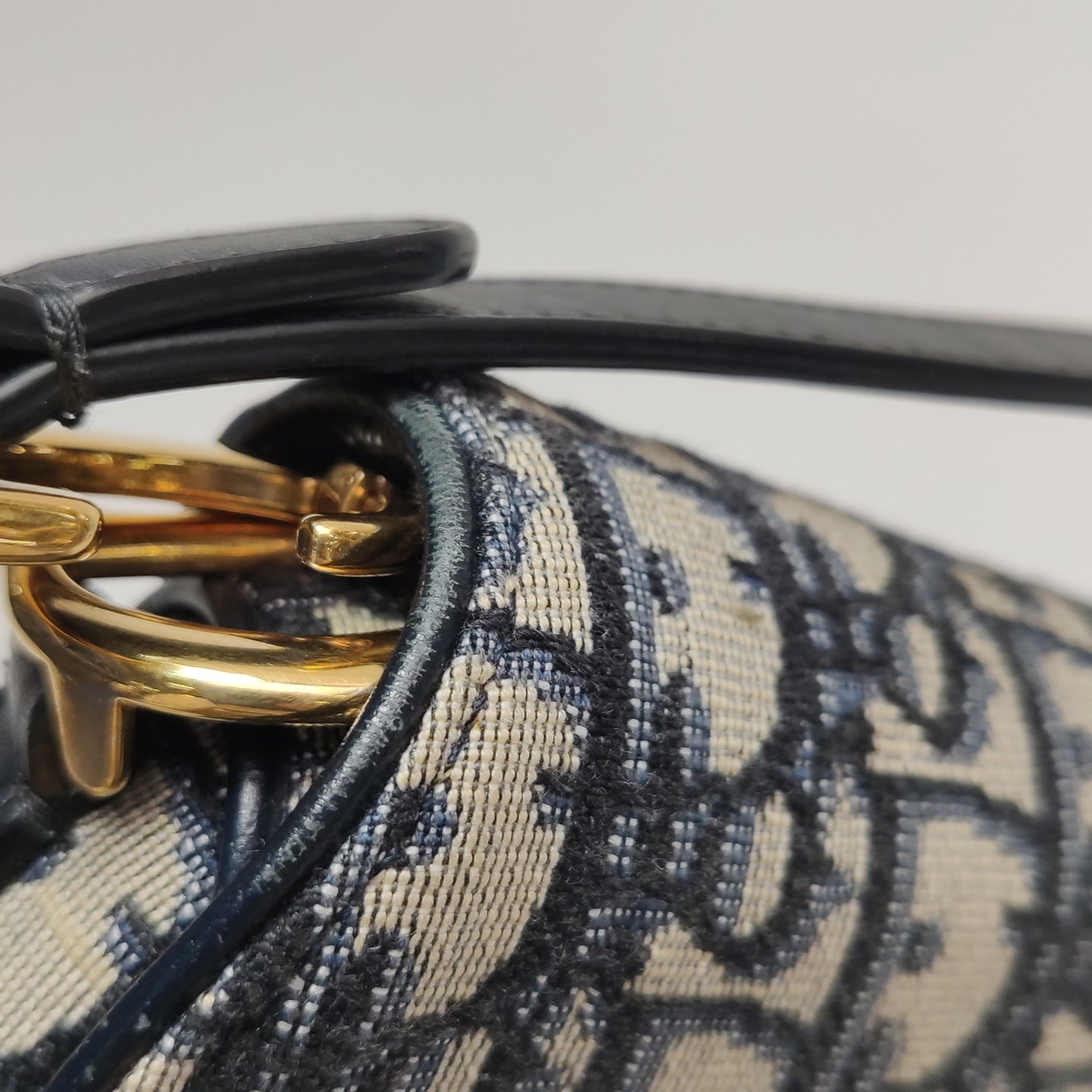 Dior - Saddle - Cloth - Blue - (small)
