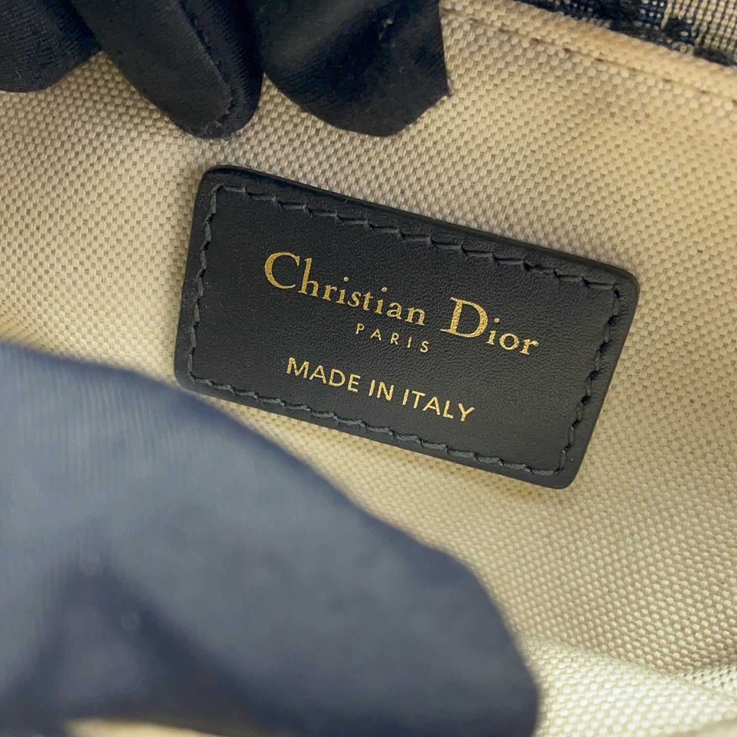 Dior - Saddle - Cloth - Blue - (small)