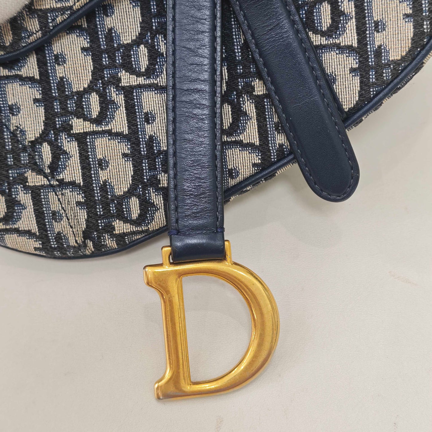 Dior - Saddle - Cloth - Blue - (small)