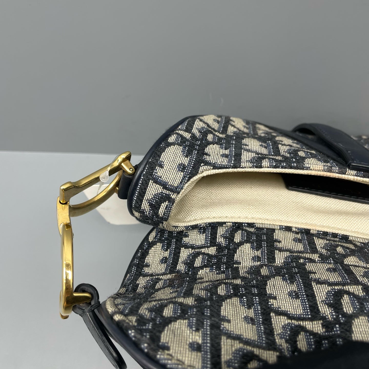 Dior - Saddle - Cloth - Blue - (small)