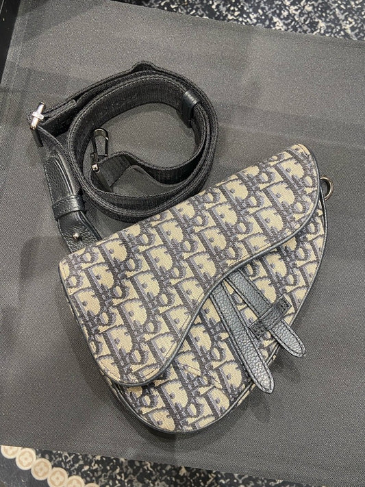 Dior - Saddle - Cloth - Brown - (small)