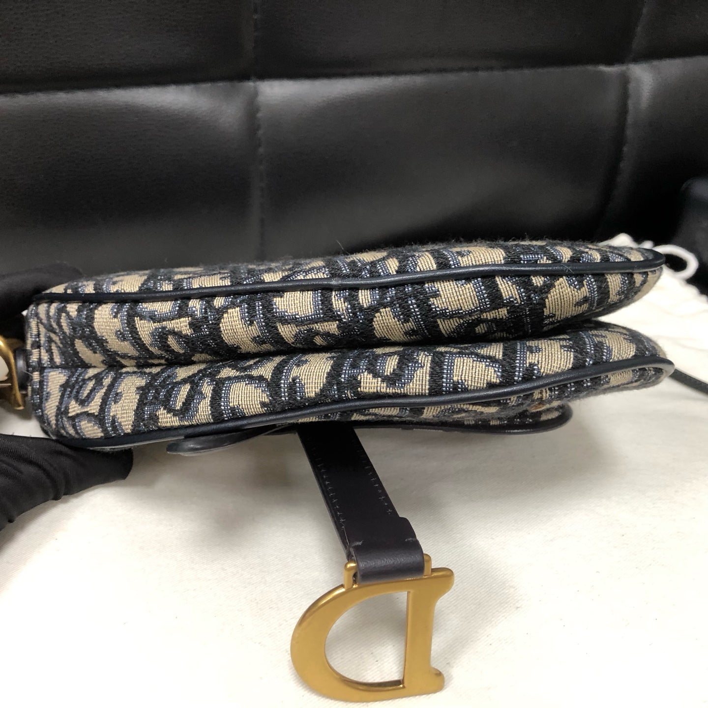 Dior - Saddle - Cloth - Navy - (medium)