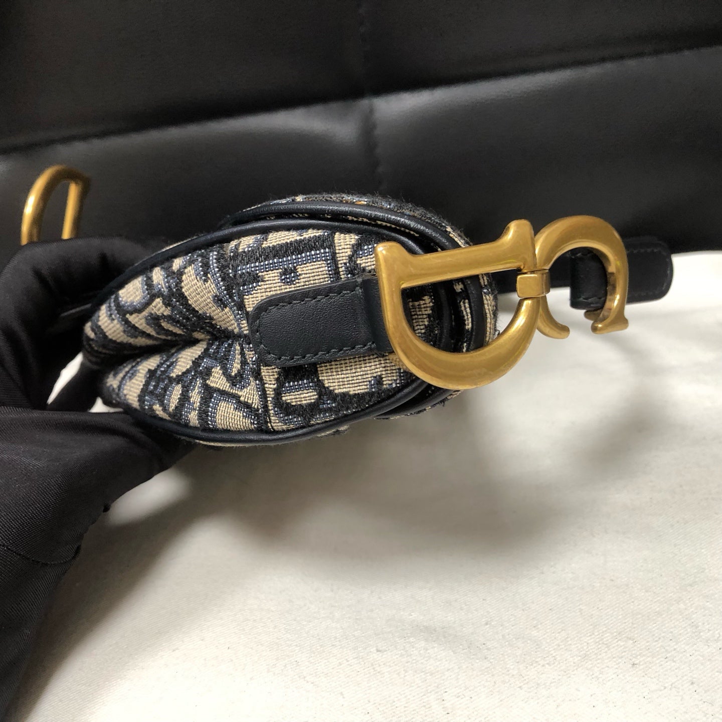 Dior - Saddle - Cloth - Navy - (medium)