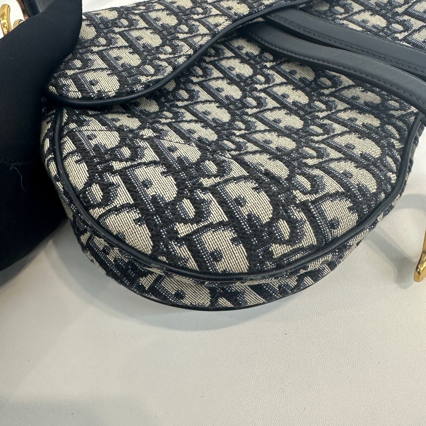Dior - Saddle - Cloth - Navy - (medium)
