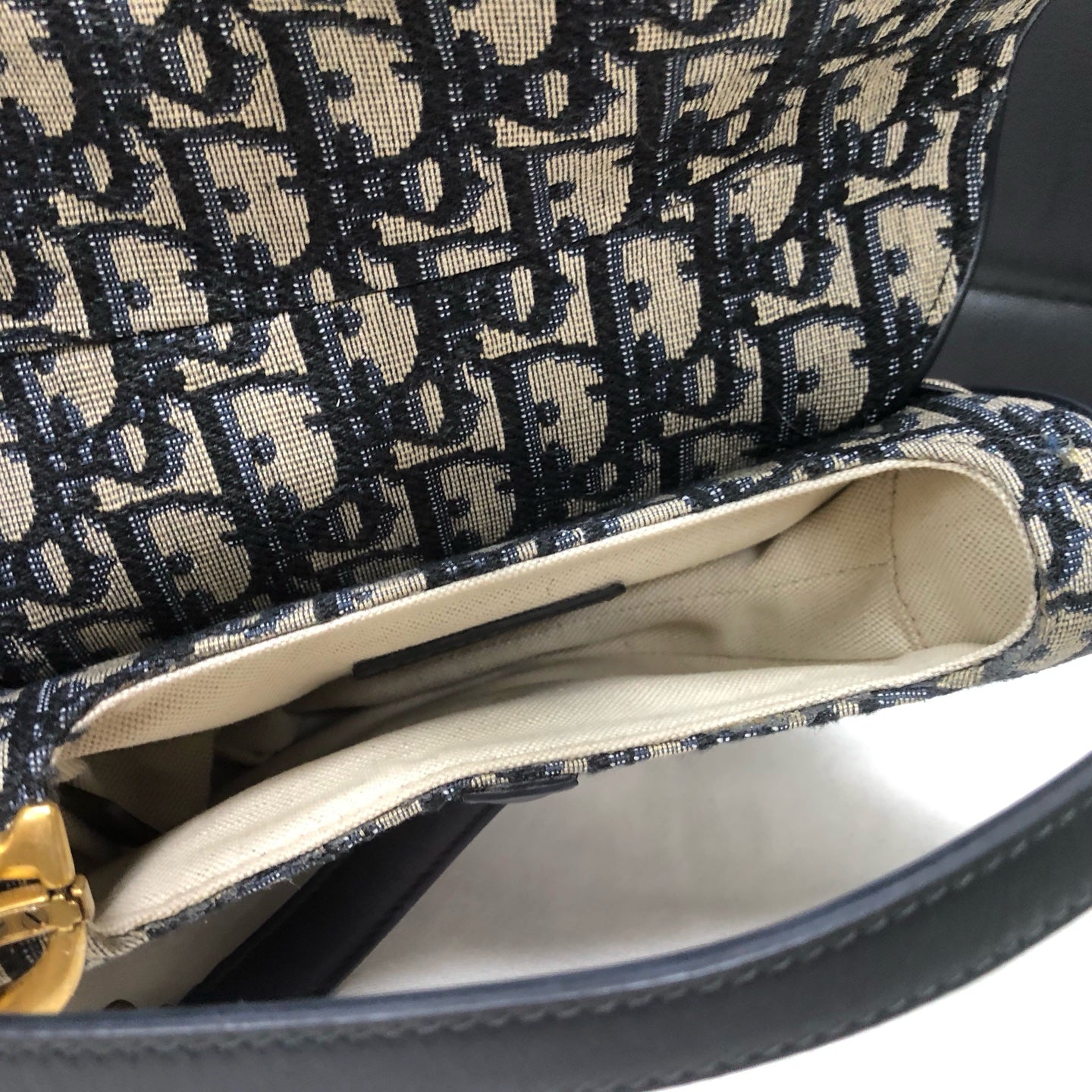 Dior - Saddle - Cloth - Navy - (medium)