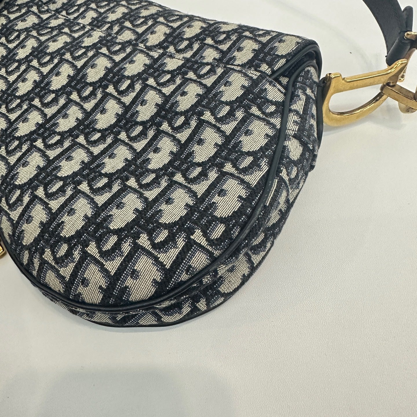 Dior - Saddle - Cloth - Navy - (medium)