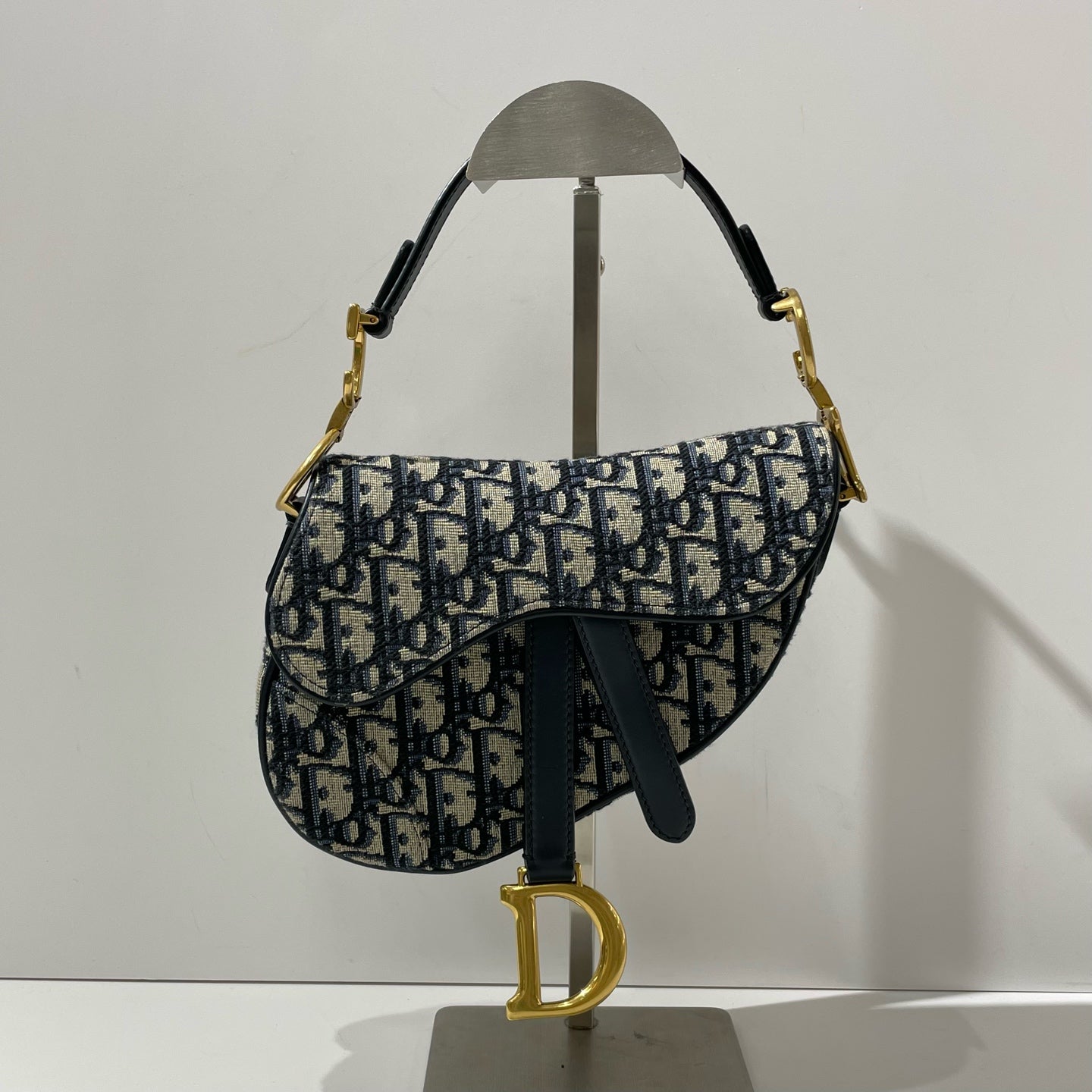 Dior - Saddle - Cloth - Navy - (mini)