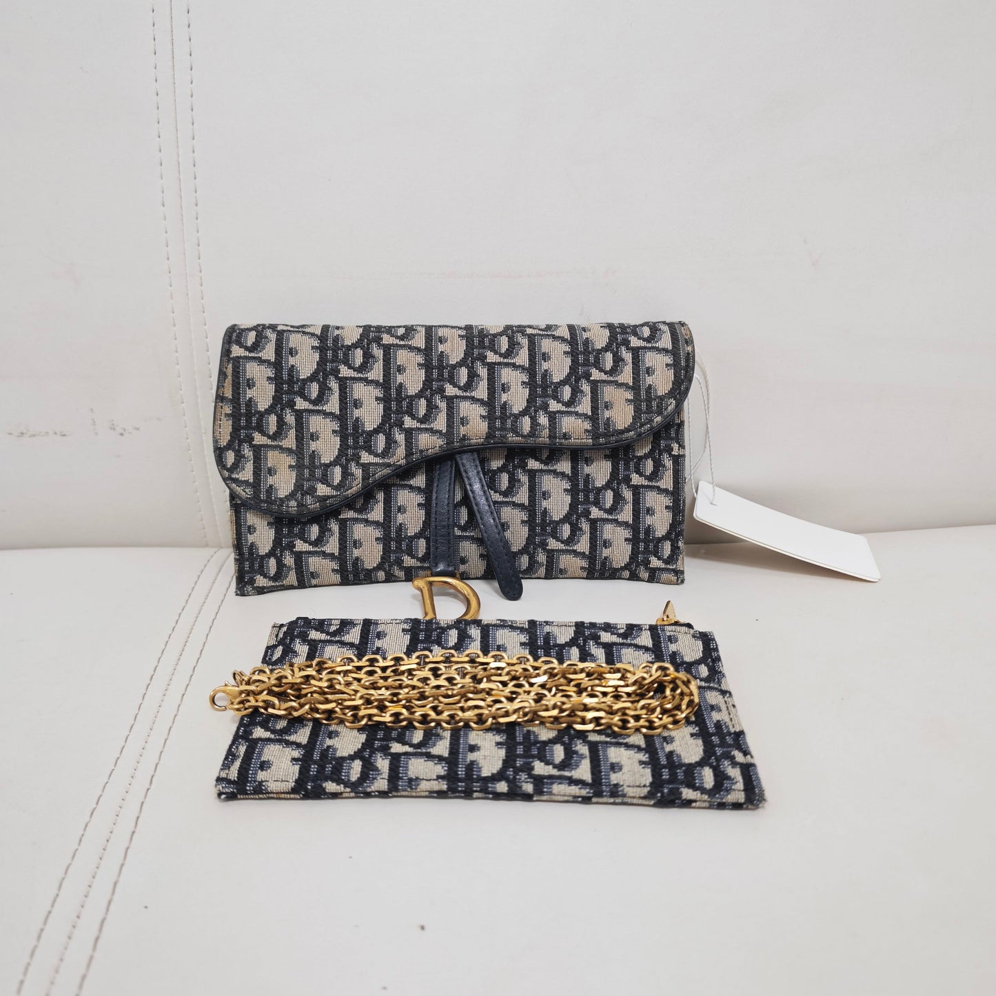 Dior - Saddle - Cloth - Navy - (mini)