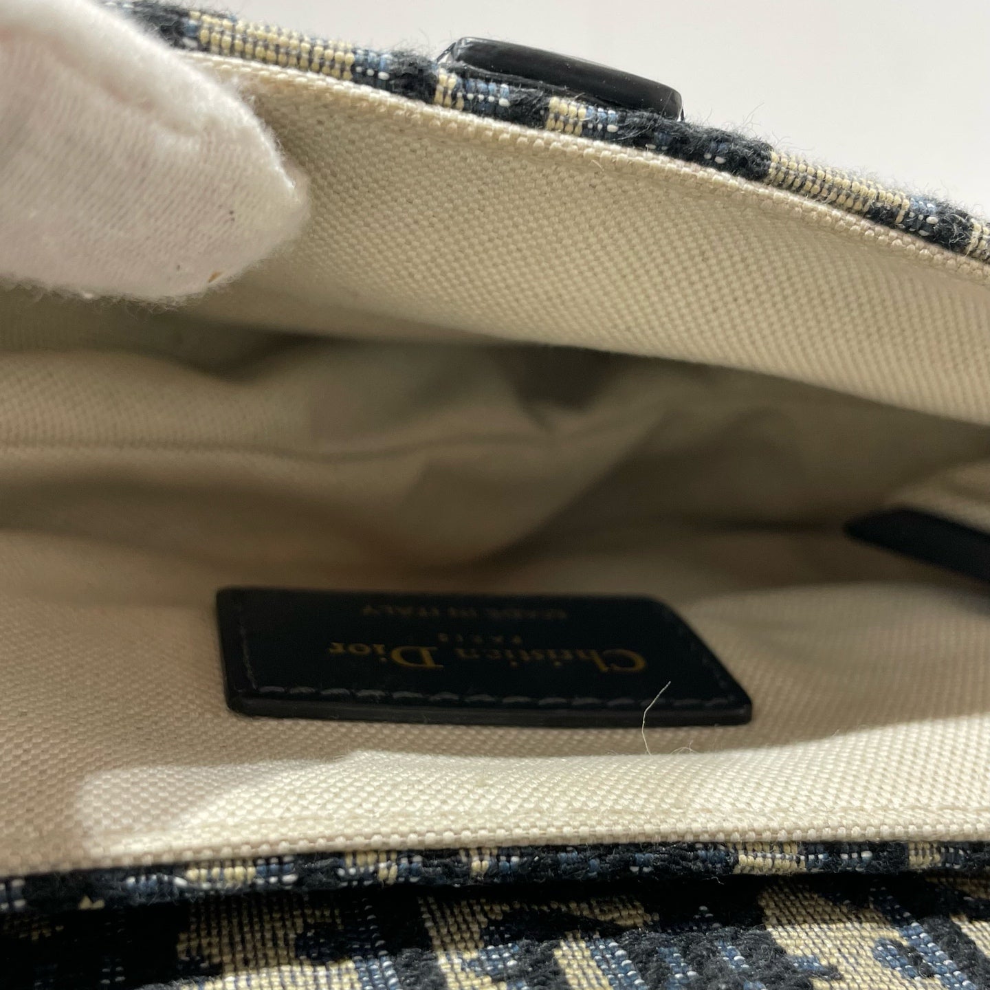 Dior - Saddle - Cloth - Navy - (mini)
