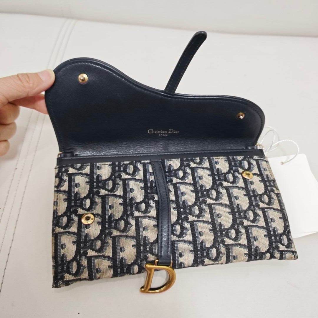Dior - Saddle - Cloth - Navy - (mini)