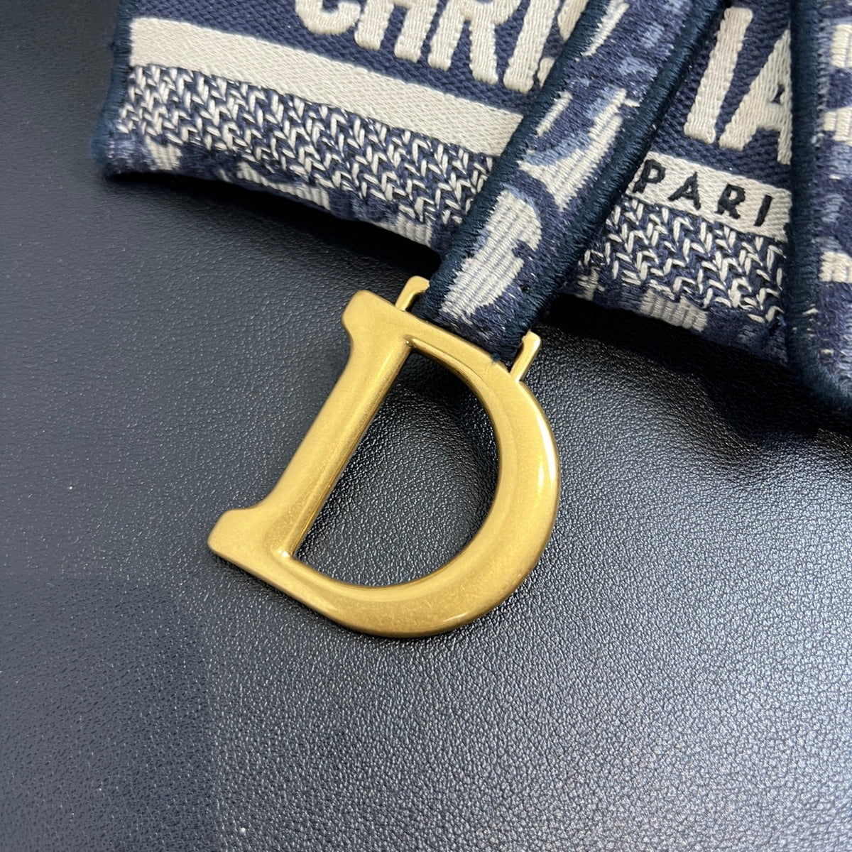 Dior - Saddle - Cloth - Navy - (small)