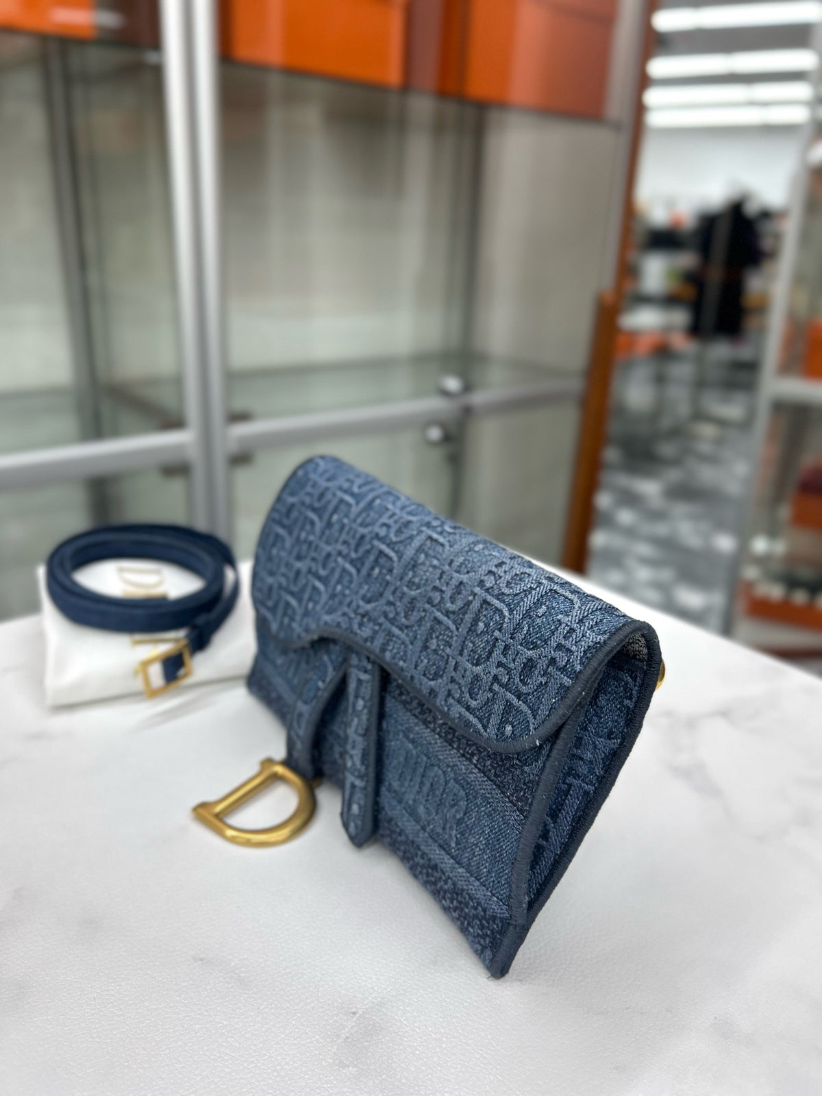 Dior - Saddle - Denim - Jeans - Blue