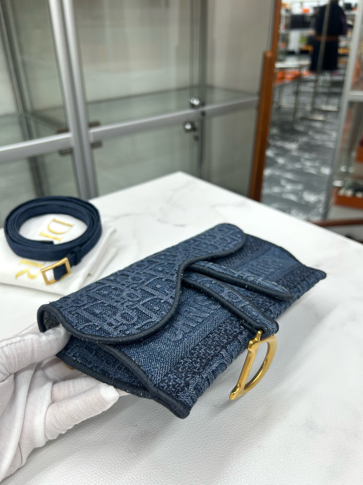 Dior - Saddle - Denim - Jeans - Blue