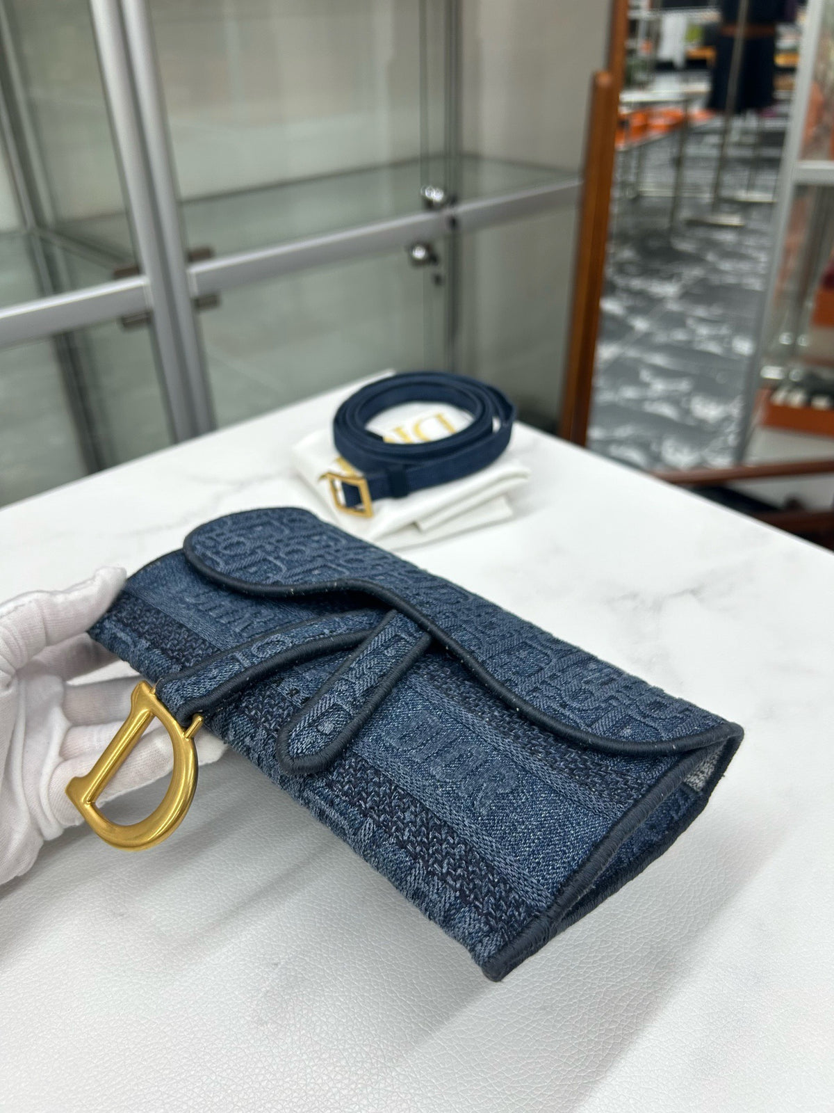 Dior - Saddle - Denim - Jeans - Blue