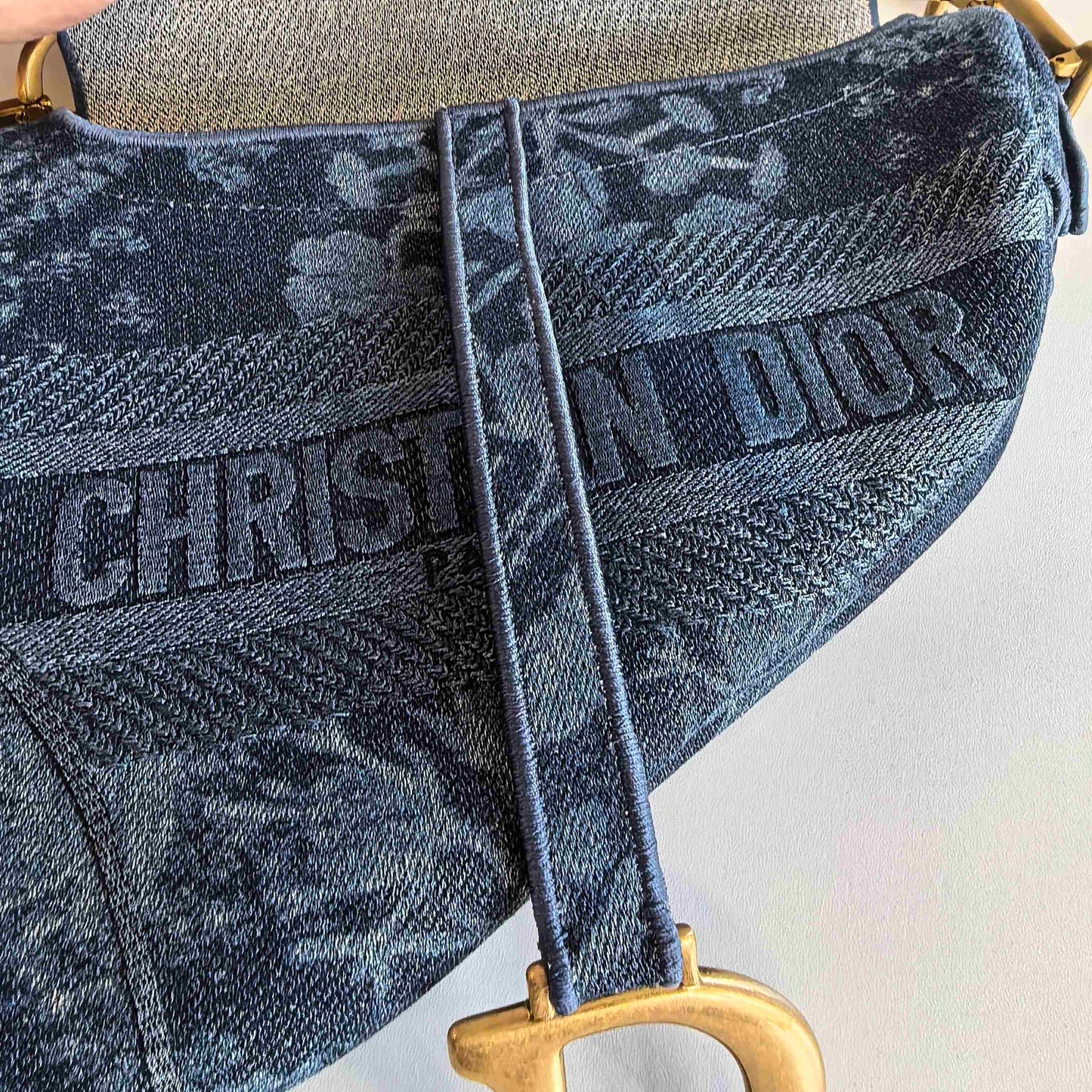 Dior - Saddle - Denim - Jeans - Blue - (medium)