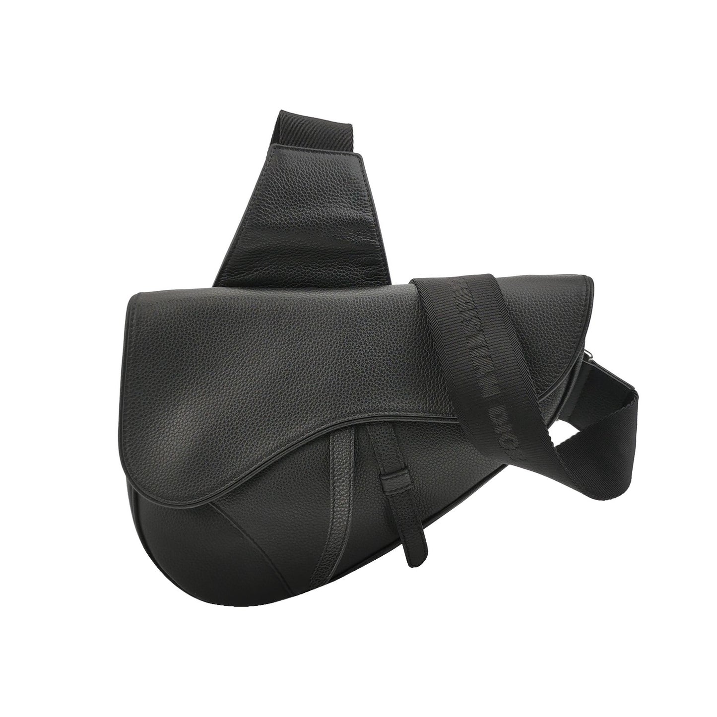 Dior - Saddle - Grained calfskin leather - Black - (medium)